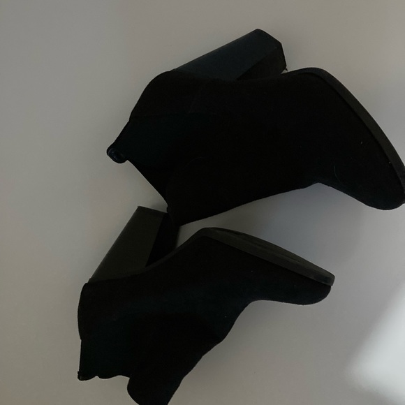 Call It Spring Black Boots, Sz 6 - Picture 3 of 4